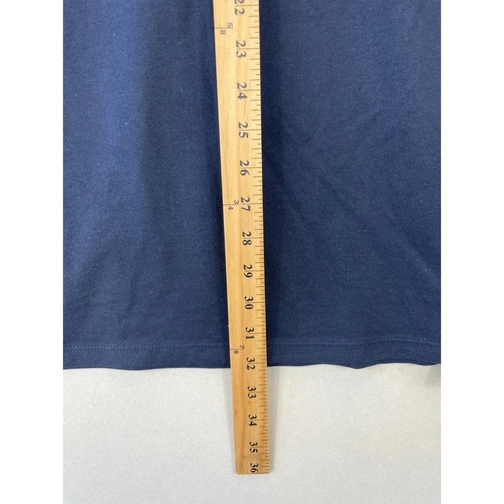 Champion Big Script Graphic Short Sleeve T-Shirt Mens 2XL Slate Blue Summer NWT - Picture 5 of 7